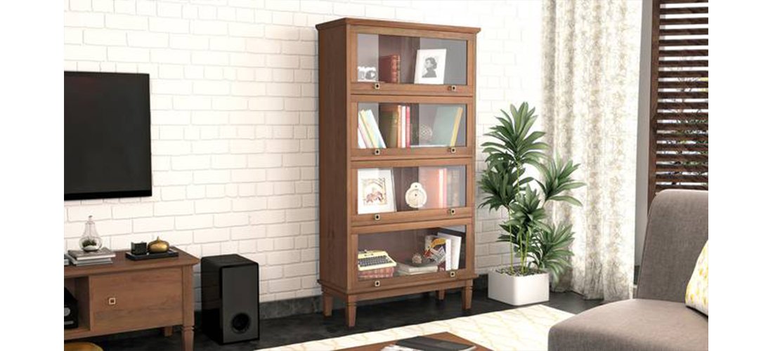 Malabar Barrister Bookshelf (60-Book Capacity)